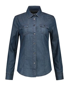 Lemon & Soda LEM3950 - Denim Shirt LS for her Blue Denim