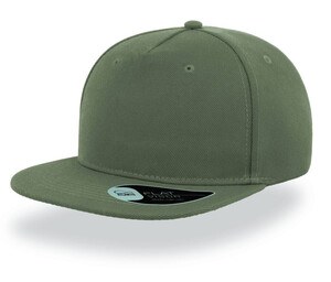 Atlantis AT090 - 5 panel flat visor cap Grey