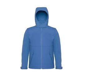 B&C BC651 - Hooded Soft-Shell Azur