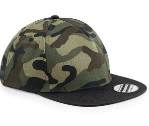 Beechfield BF691 - Army Camo Cap Jungle Camo/ Black