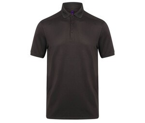 Henbury HY460 - Men's Polo Shirt in stretch polyester Dark Grey