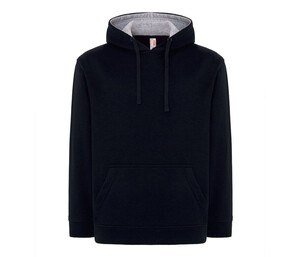 JHK JK266 - Contrast hoodie 265 Navy / Ash Melange