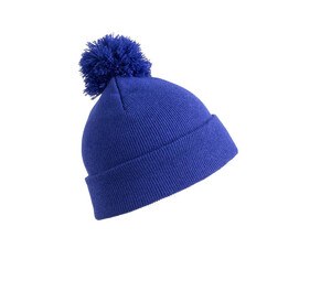 Result RC028 - Beanie with pompom Royal blue