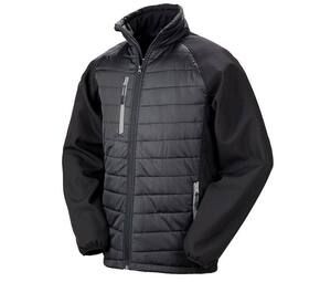 Result RS237 - Bi-material jacket Black / Grey