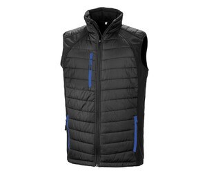 Result RS238 - Bodywarmer matt Black / Royal