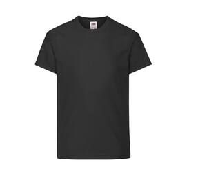 Fruit of the Loom SC1019 - Children's short-Sleeves T-Shirt Black