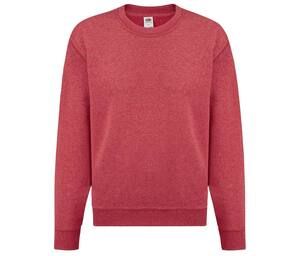 Fruit of the Loom SC351 - Children's Round Neck Sweatshirt Vintage Heather Red