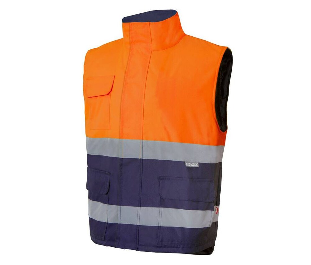 VELILLA V35902 - BICOLOR HIGH VISIBILITY  BODYWARMER 