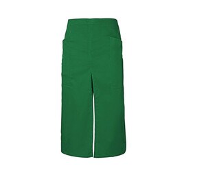 VELILLA V4209 - LONG APRON WITH OPENING AND POCKETS Green