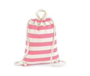 Westford mill WM686 - Gym bag Natural/Pink