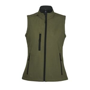 SOL'S 46801 - RALLYE WOMEN Sleeveless Soft Shell Jacket Army