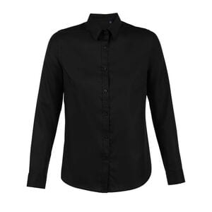 NEOBLU 03183 - Blaise Women Women’S Iron Free Shirt Deep Black