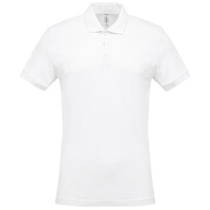 Kariban K254 - Men's short-sleeved piqué polo shirt White