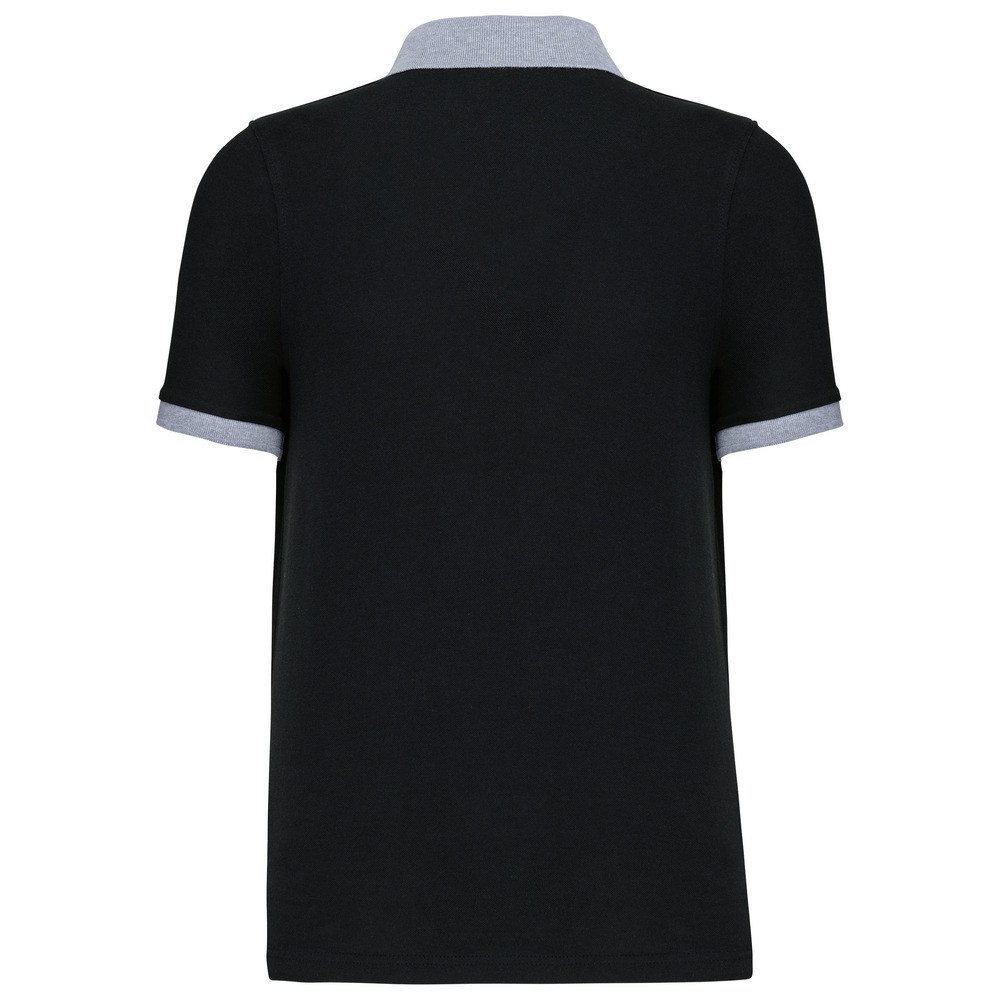 Kariban K258 - Men's two-tone piqué polo shirt