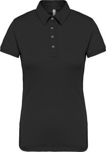 Kariban K263 - Ladies' short sleeved jersey polo shirt Black