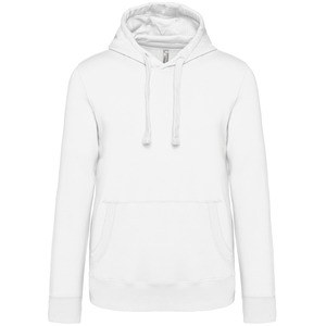Kariban K489 - Men's hooded sweatshirt White