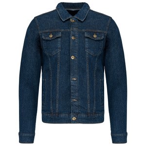 Kariban K6136 - Men's unlined denim jacket Blue Rinse