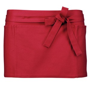 Kariban K886 - BARMAN APRON - BISTRO STYLE WAIST APRON Red