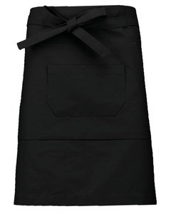Kariban K898 - Mid-length cotton apron Black
