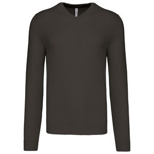 Kariban K965 - MEN'S V-NECK JUMPER Dark Grey