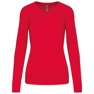 Kariban K966 - LADIES V-NECK JUMPER