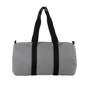 Kimood KI0632 - Cotton Canvas Tote Bag Grey / Black