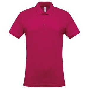 Kariban K254 - Men's short-sleeved piqué polo shirt Fuchsia