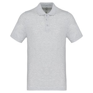 Kariban K254 - Men's short-sleeved piqué polo shirt Ash Heather