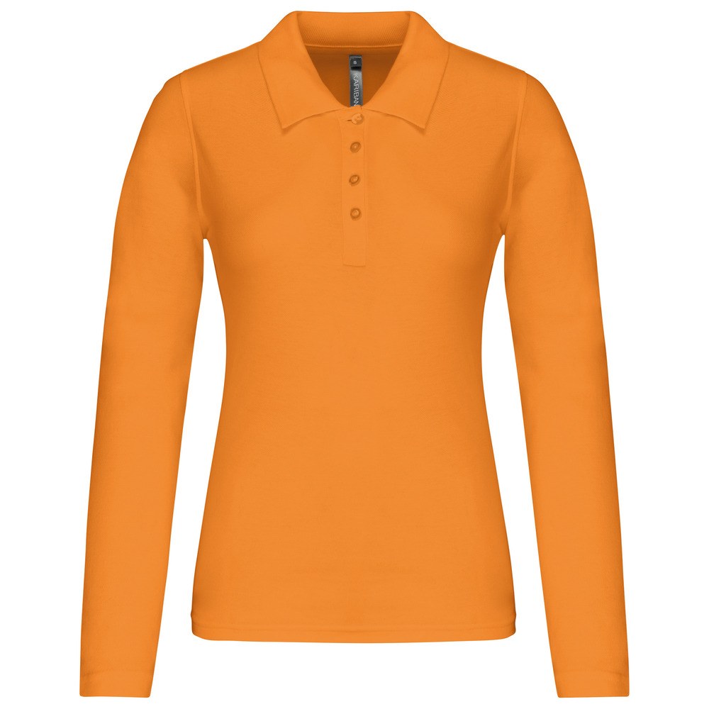 Kariban K257 - Ladies’ long-sleeved piqué polo shirt