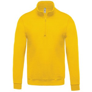 Kariban K478 - Zipped neck sweatshirt Yellow