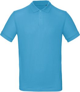 B&C CGPM430 - Men's organic polo shirt Very Turquoise