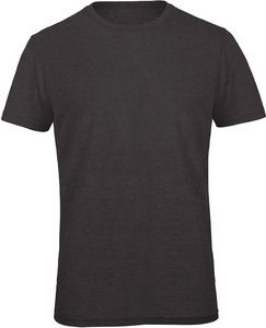 B&C CGTM055 - Men's Triblend Round Neck T-Shirt Heather Dark Grey