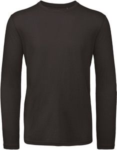 B&C CGTM070 - Men's Inspire Organic Long Sleeve T-Shirt Black