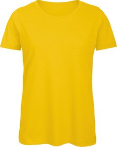 B&C CGTW043 - Women's Organic Inspire round neck T-shirt Gold