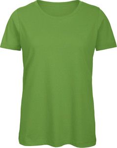 B&C CGTW043 - Women's Organic Inspire round neck T-shirt Real Green