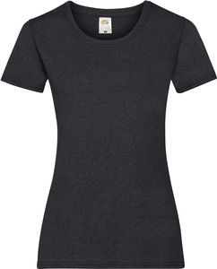 Fruit of the Loom SC61372 - Women's Cotton T-Shirt Dark Heather Grey