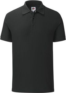 Fruit of the Loom SC63044 - Iconic men's polo shirt Black