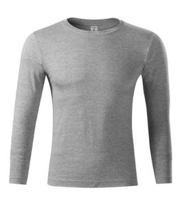 Piccolio P75 - Progress LS T-shirt unisex Gris chiné foncé