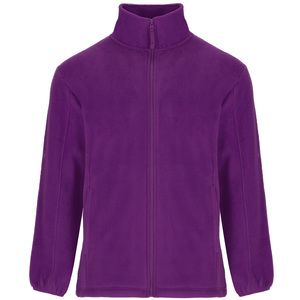 Roly CQ6412 - ARTIC Fleece jacket with high lined collar and matching reinforced covered seams Purple