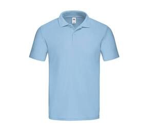 Fruit of the Loom SC282 - Cotton polo shirt Sky Blue