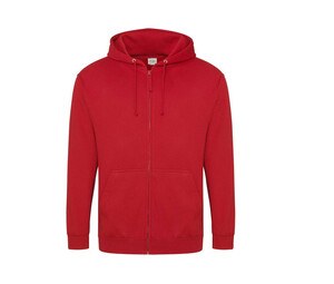AWDIS JH050 - Zipped sweatshirt Fire Red