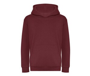 AWDIS JH201J - Children's organic cotton hoodie Burgundy