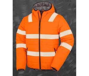 Result RS500X - High visibility jacket in recycled polyester Fluorescent Orange