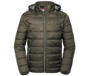 Russell RU440M - Men's down jacket Dark Olive