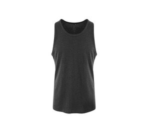 JUST T'S JT007 - Tri-blend men's tank top Heather Black