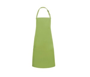 Karlowsky KYBLS4 - Basic bib apron with buckle Lime
