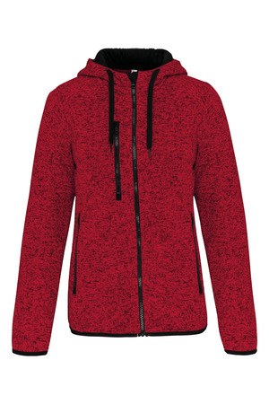 PROACT PA366 - Ladies’ heather hooded jacket