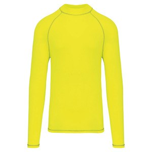 PROACT PA4017 - Men's technical long-sleeved T-shirt with UV protection Fluorescent Yellow