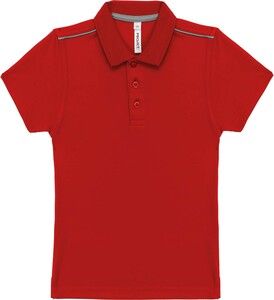 PROACT PA488 - Kids' SHORT-SLEEVED polo shirt Sporty Red