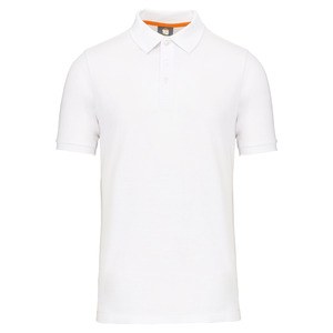 WK. Designed To Work WK207 - Men's eco-friendly polo shirt White